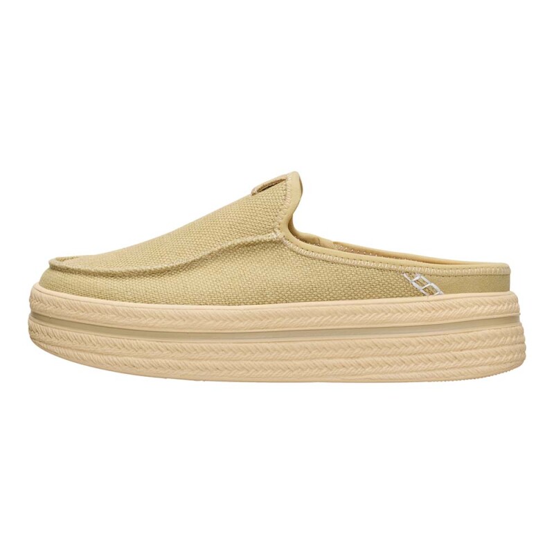 Austin Lift Espadrille Woven Olive Grey