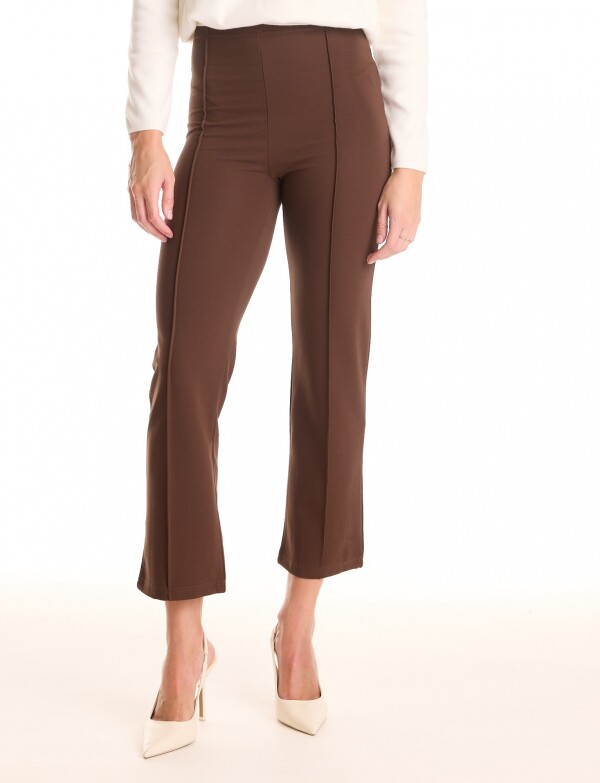 Pantalon Cigarette MARRON