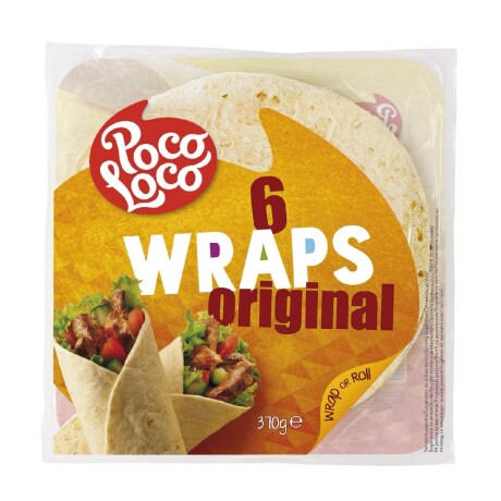 TORTILLA POCO LOCO COMUN 25CMX 6PCS (WRAPS) TORTILLA POCO LOCO COMUN 25CMX 6PCS (WRAPS)