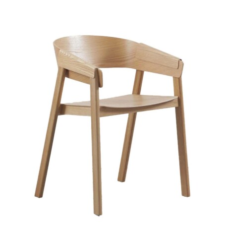 SILLA DE COMEDOR MADERA NATURAL-BEIGE FREDERIK