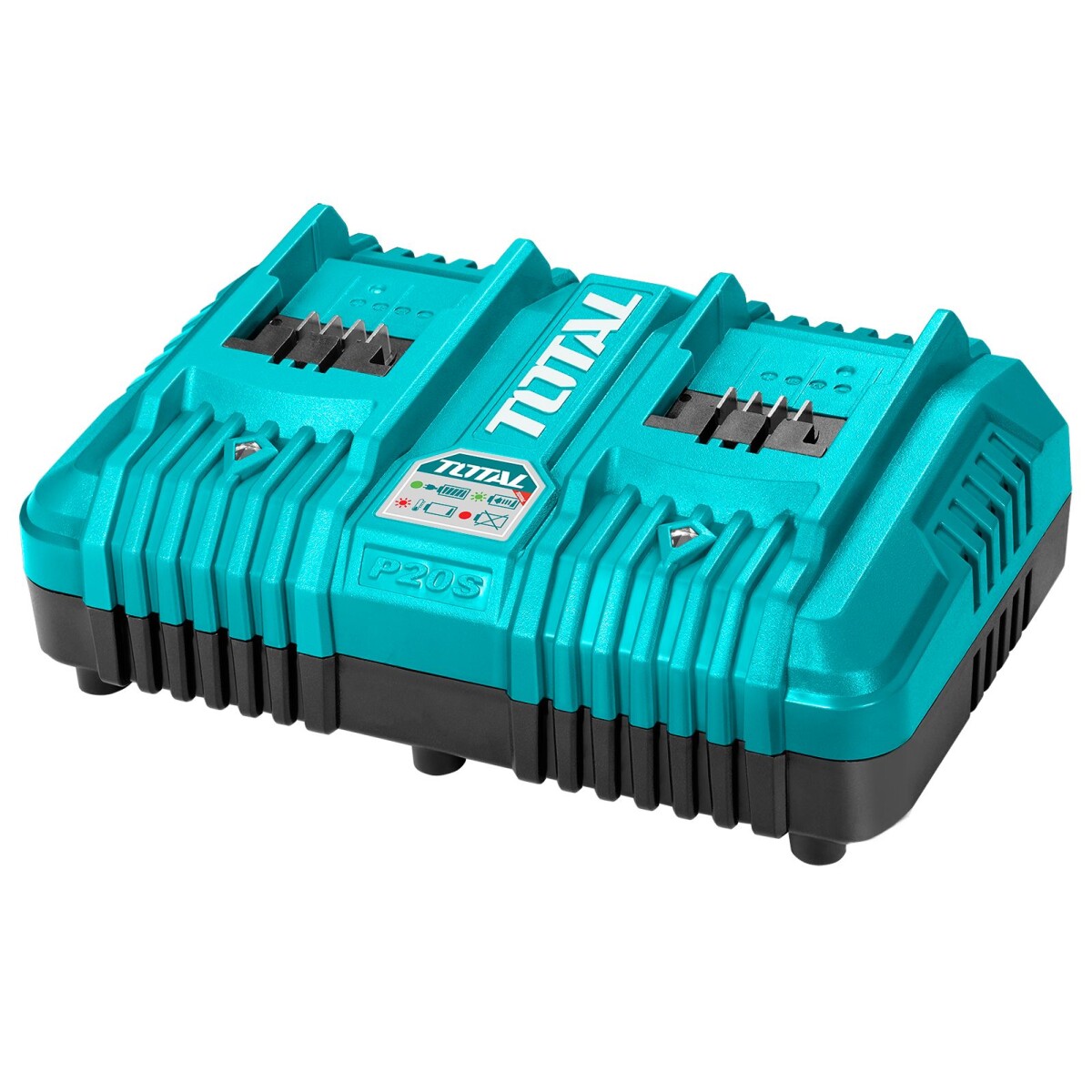 Cargador Rápido Doble 4A Para Baterías Litio Ion 20v 