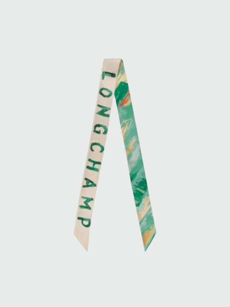 Longchamp -Cinta de seda estampada Estampado