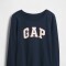 V-FRCH LS LOGO TEE TAPESTRY NAVY