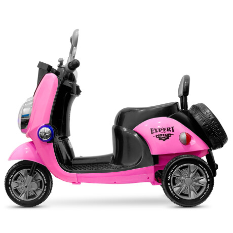 Triciclo Eléctrico Infantil Moto Para Niños A Batería Rosa