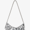 Cartera Sequins Plateado