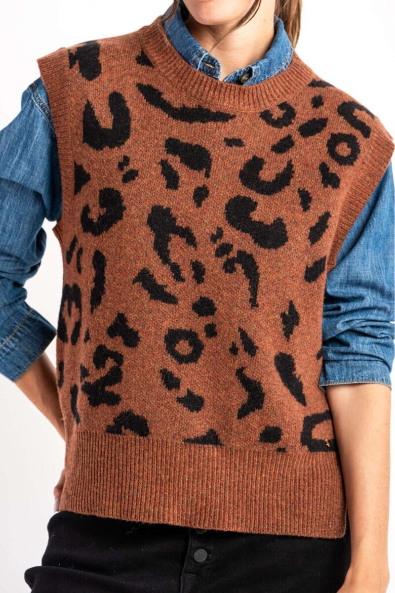 Chaleco Animal Print - Animal Print 