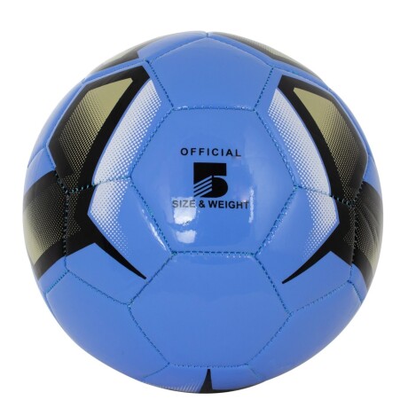 Pelota de Fútbol N5 Simil Cuero CELESTE