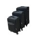 Juego Set Valijasx3 Negro