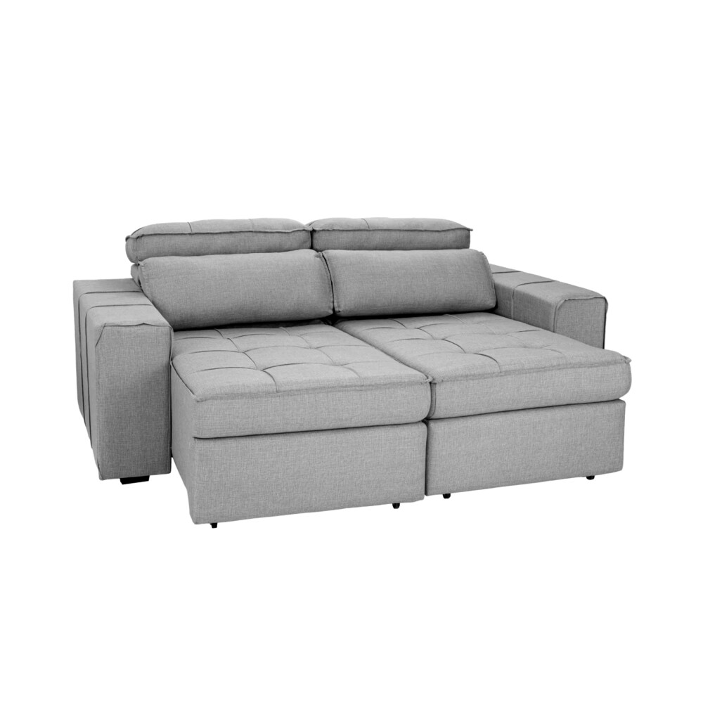 Sillón Cama Denton - 3 Cuerpos Gris