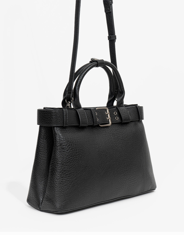 City Cartera City Con Asa - Negro
