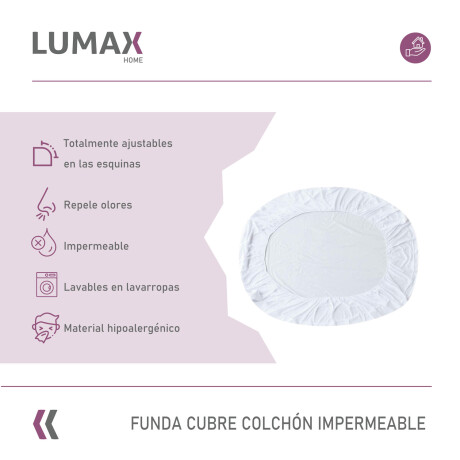 Funda Sábana Protectora Cubre Colchón Impermeable Antialérgica 2 plazas Funda Sábana Protectora Cubre Colchón Impermeable Antialérgica 2 plazas