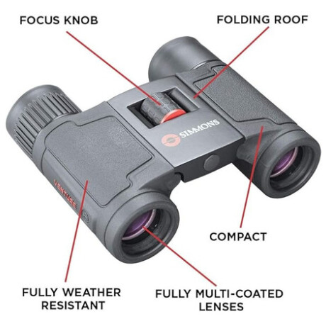 BINOCULAR SIMMONS - 8x21 VENTURE NEGRO FRP FMC ST BINOCULAR SIMMONS - 8x21 VENTURE NEGRO FRP FMC ST