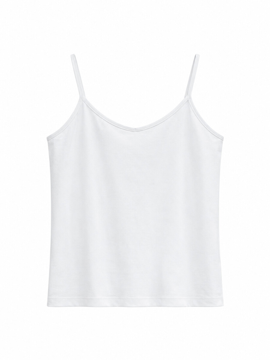 MUSCULOSA SEAMLESS - BLANCO 