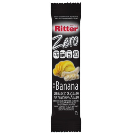 BARRA CEREAL RITTER 25G ZERO BANANA BARRA CEREAL RITTER 25G ZERO BANANA