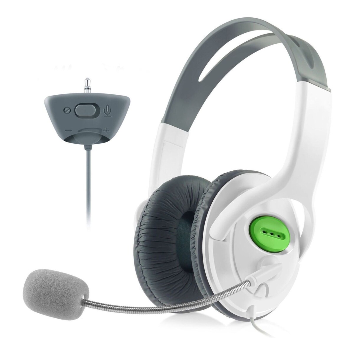 Auricular Gamer Xbox 360 Vincha Con Micrófono Headset - Color Variante Blanco 