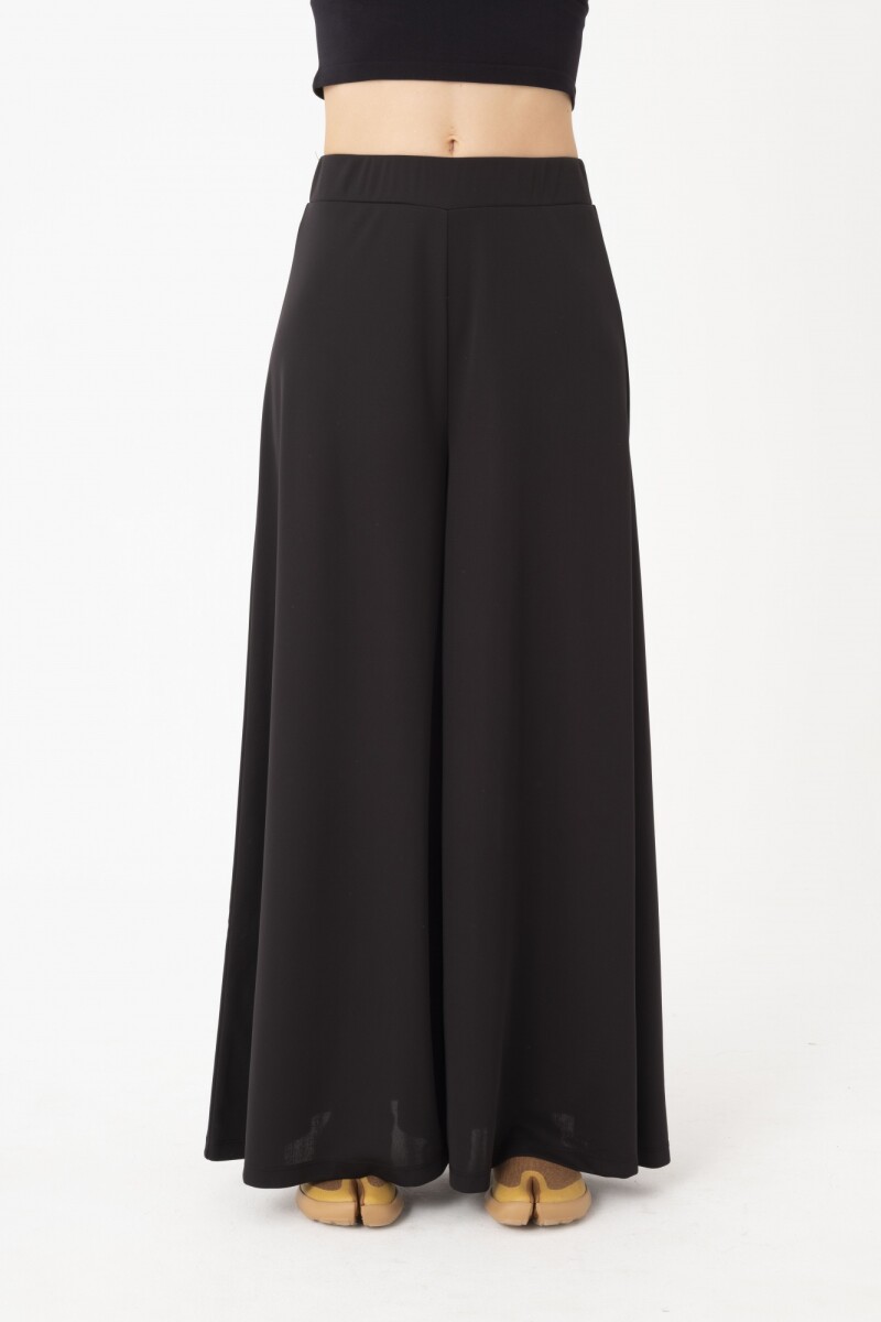 PANTALÓN PERNA ANCHA Negro