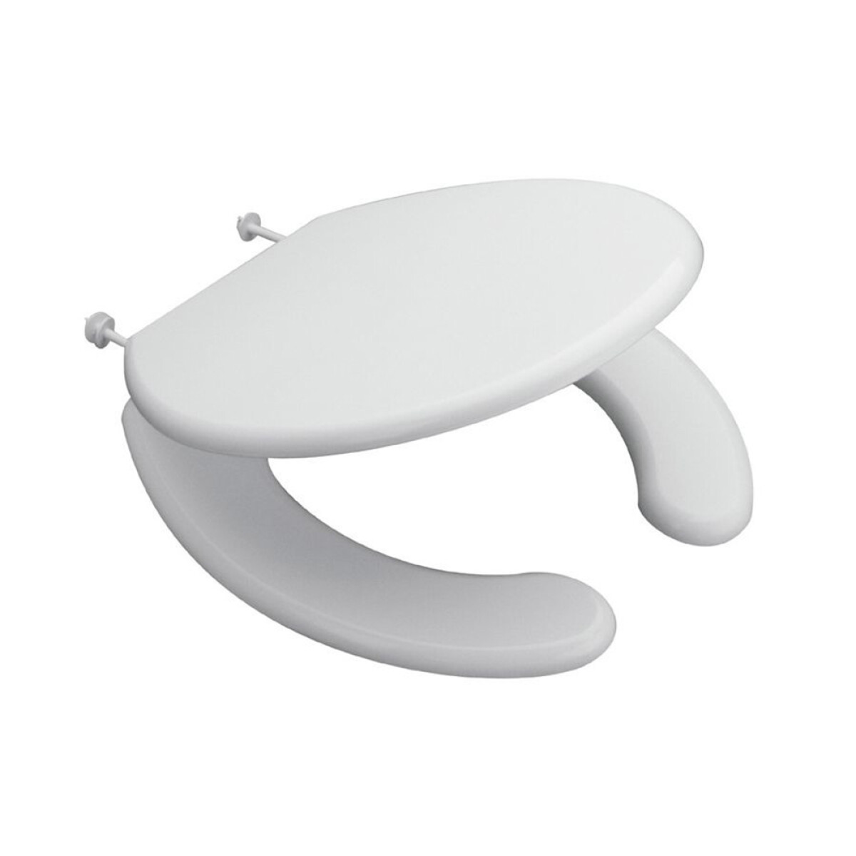 Tapa Para Inodoro Modelo Espacio Para Discapacitados Mdf Color Blanca 