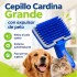 PEINE CEPILLO CARDINA CON EXPULSOR DE PELOS GRANDE PARA PERROS Y GATOS PEINE CEPILLO CARDINA CON EXPULSOR DE PELOS GRANDE PARA PERROS Y GATOS