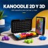 Juego Kanoodle Puzzle 2D y 3D con 200 Desafíos Negro 1
