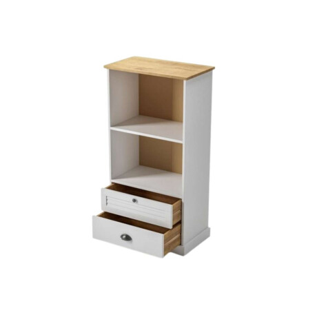 Estanteria 2 Cajones Li­nea Valenciana Blanco