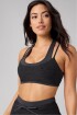 Bra Heatherflex Principal Low Impact Bra Mujer Black Heather/Midnight