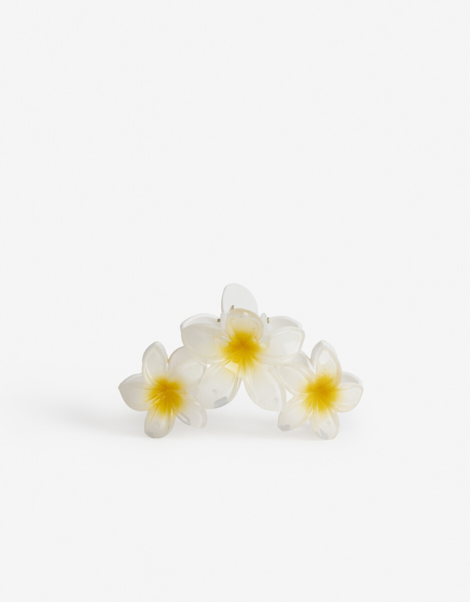 Broche Acrílico Flores 