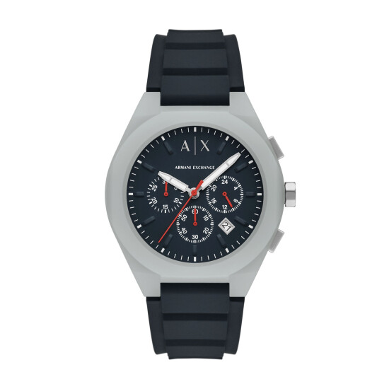 Reloj ARMANI EXCHANGE SYNC Silicona Negro Esfera 44mm 0