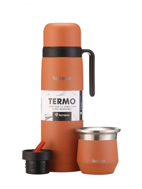Kit Termo Manija Rigida + Mate Flap Terracota