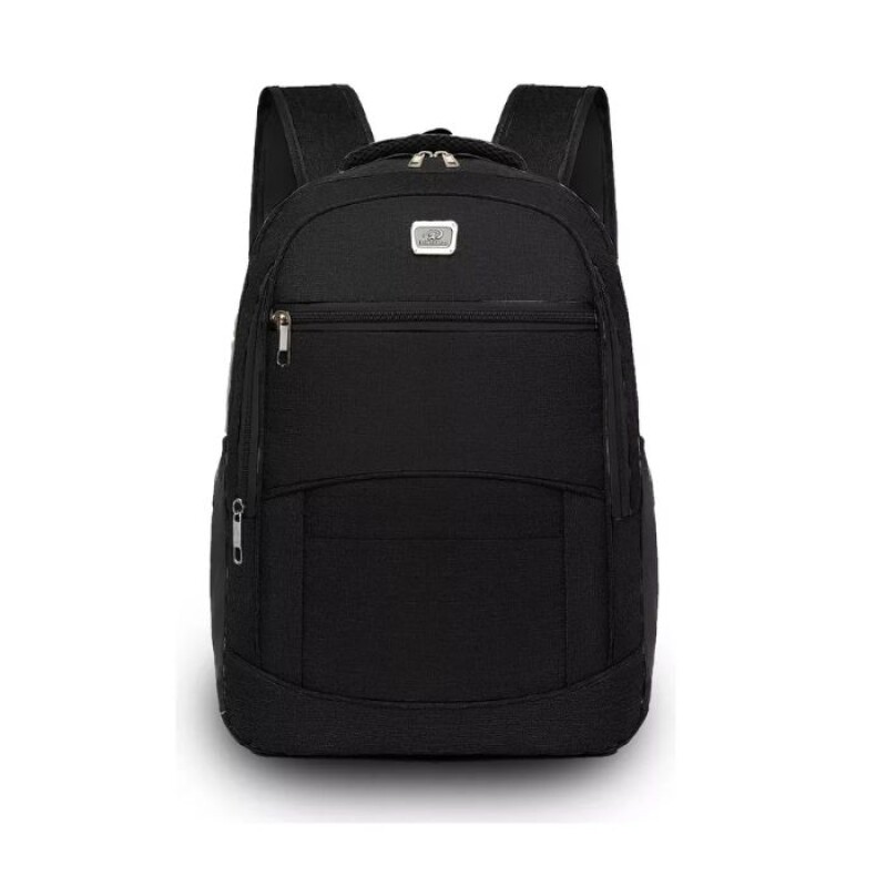 Mochila Liceal Escolar Urbana 3 Cierres negro