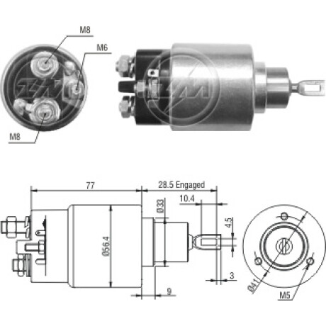 AUTOMATICO DE ARRANQUE MERCEDES BENZ M. BENZ SPRINTER - C200 - E300 - BOSCH ZM AUTOMATICO DE ARRANQUE MERCEDES BENZ M. BENZ SPRINTER - C200 - E300 - BOSCH ZM