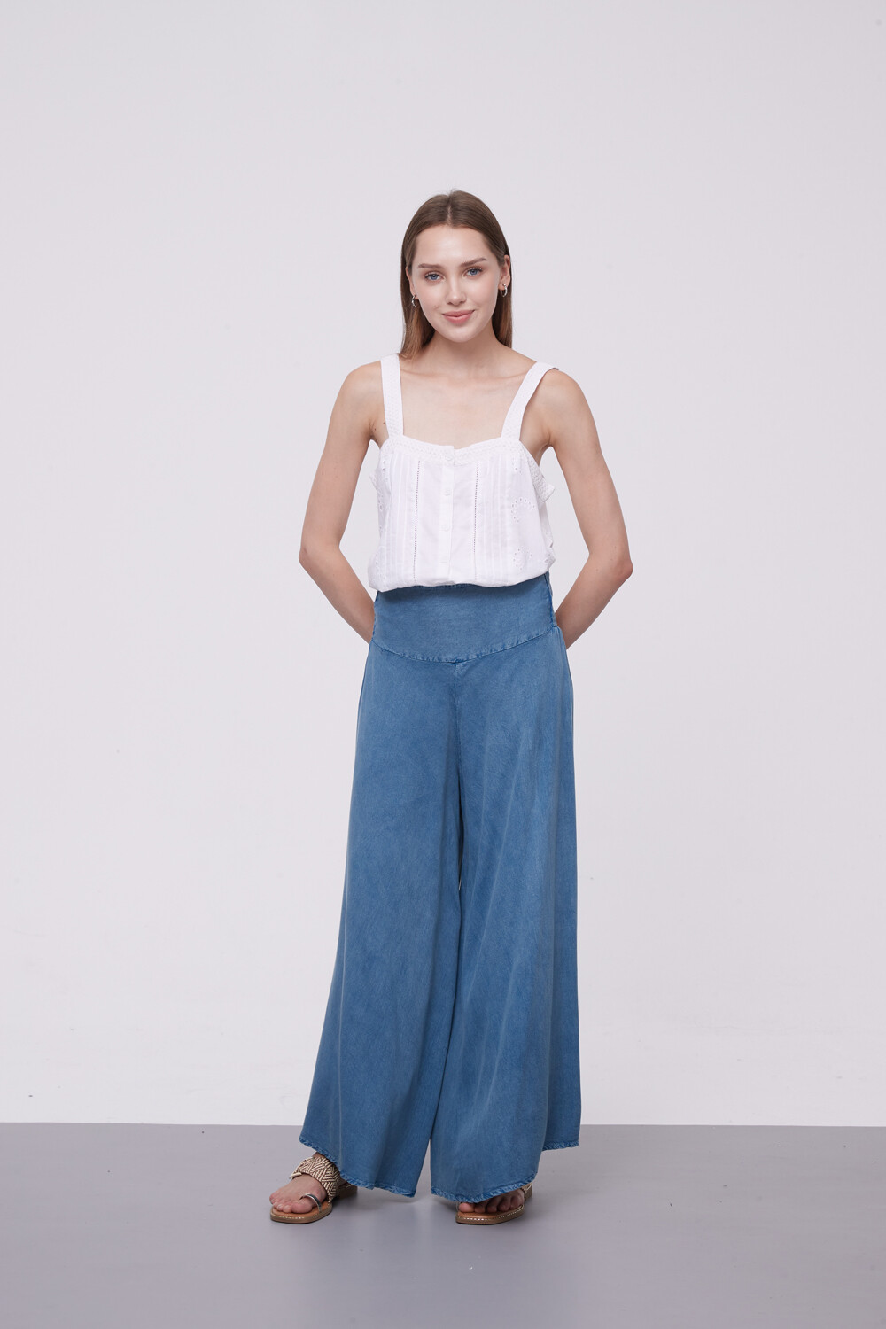 Pantalon Khris Azul Piedra