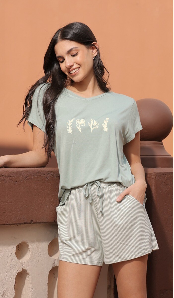 Conjunto Pijama. - NATURAL 