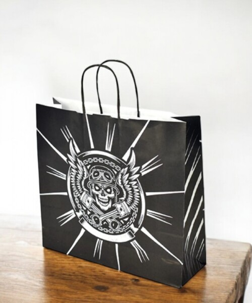 Bolsa 32x10x30 cm. SKULL