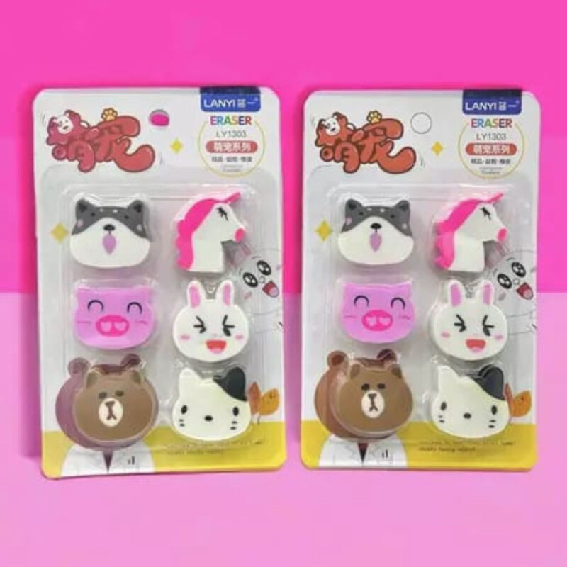 Goma Borrador Animales