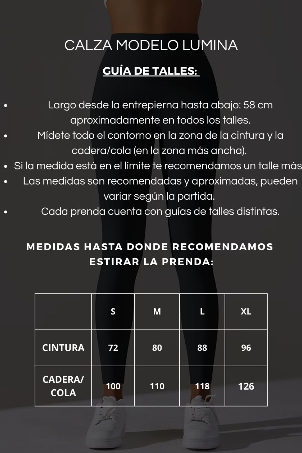 Calza Lumina Negro