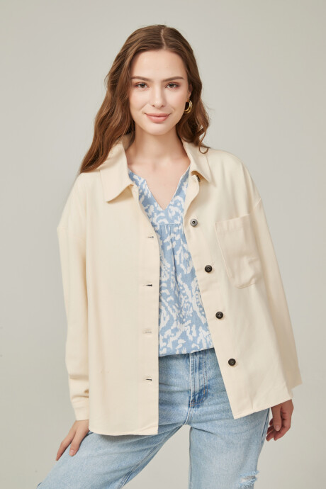 Sobrecamisa Fabrik Beige Claro