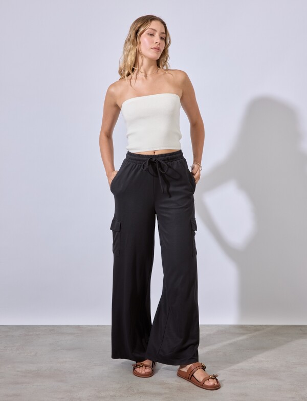 Pantalon Cargo NEGRO