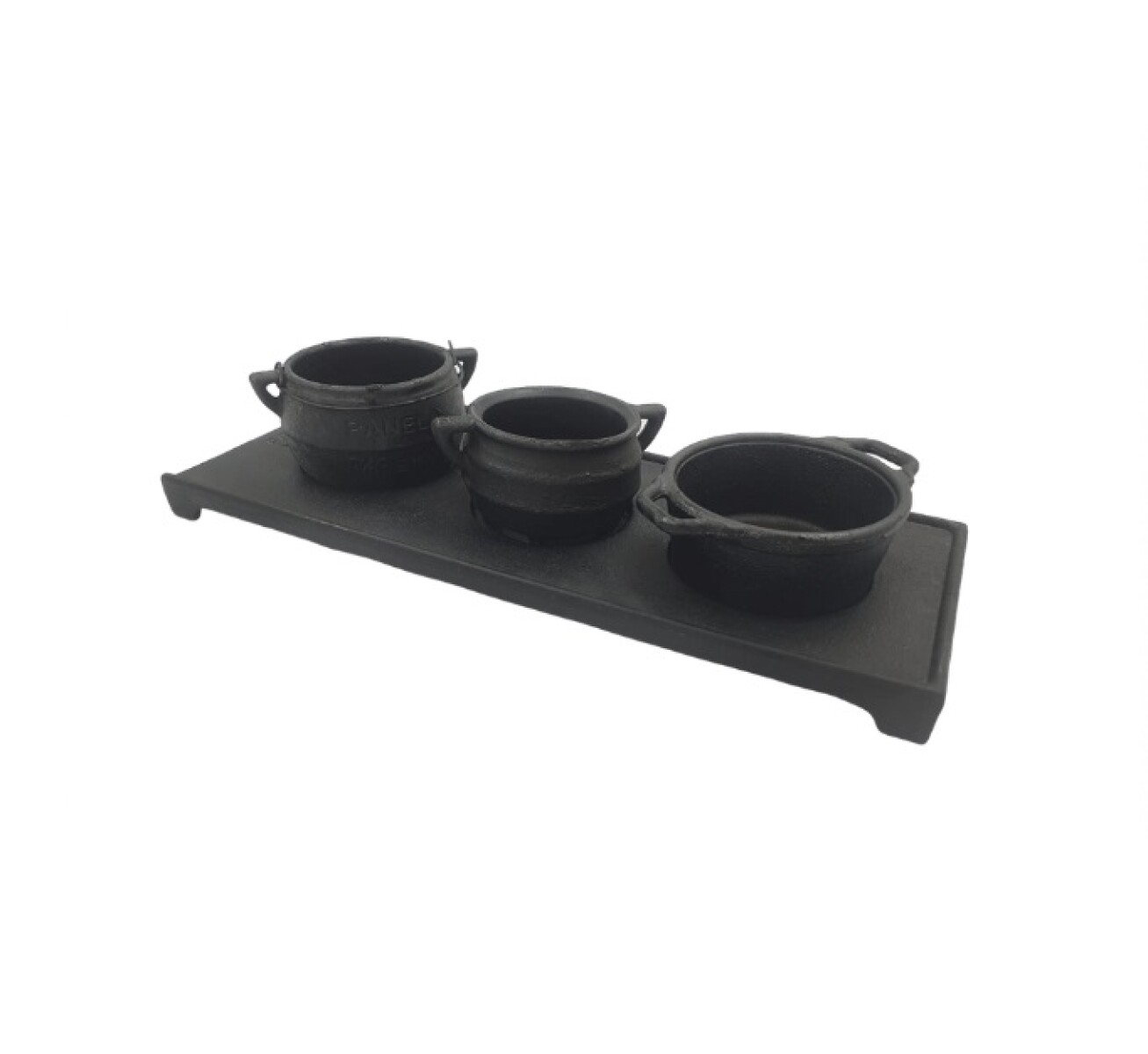 Conjunto salsas 4 piezas de hierro 