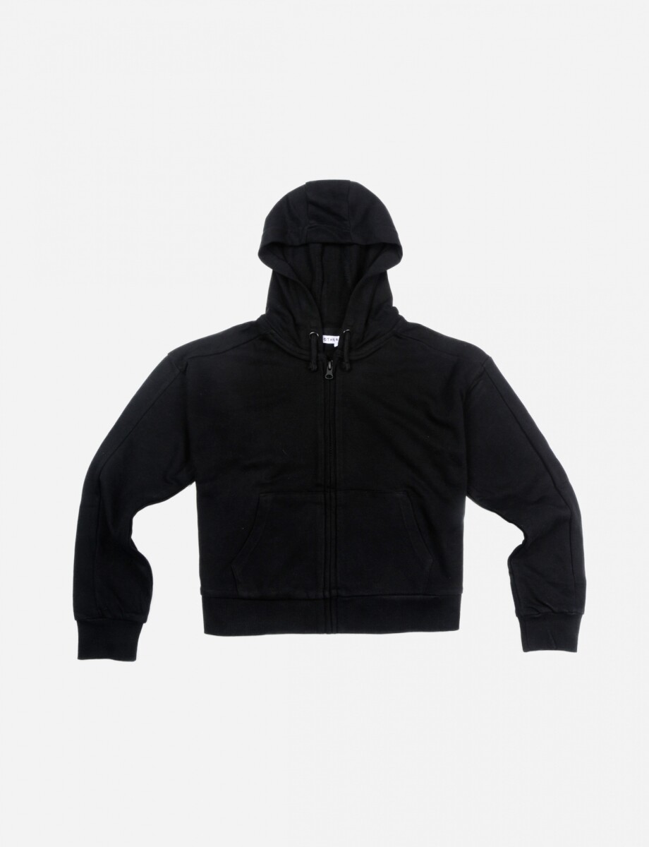 Campera deportiva - NEGRO 