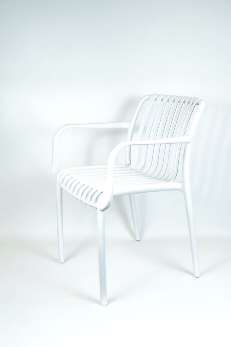 Silla Mar Con Posabrazos Blanco