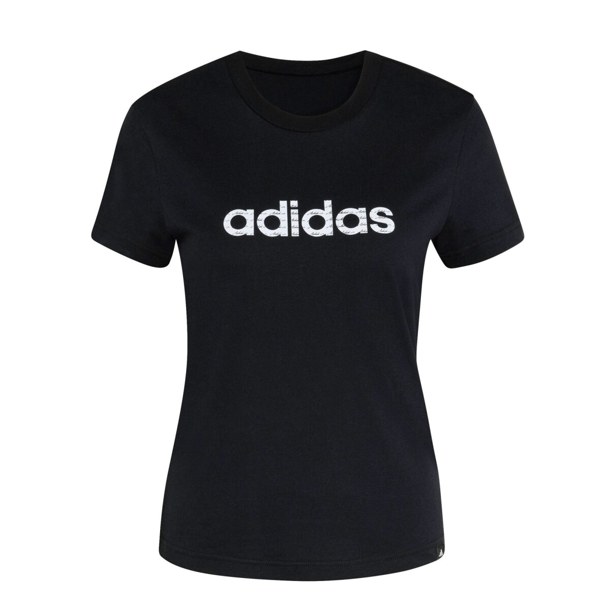 Remera de Mujer Adidas T Shirt Lin W - Negro - Blanco 