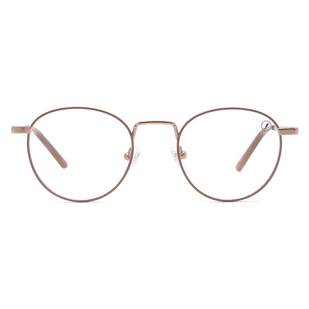 Lentes 2 En 1 Chilli Beans Redondo Hombre Gradiente Marón/Rose