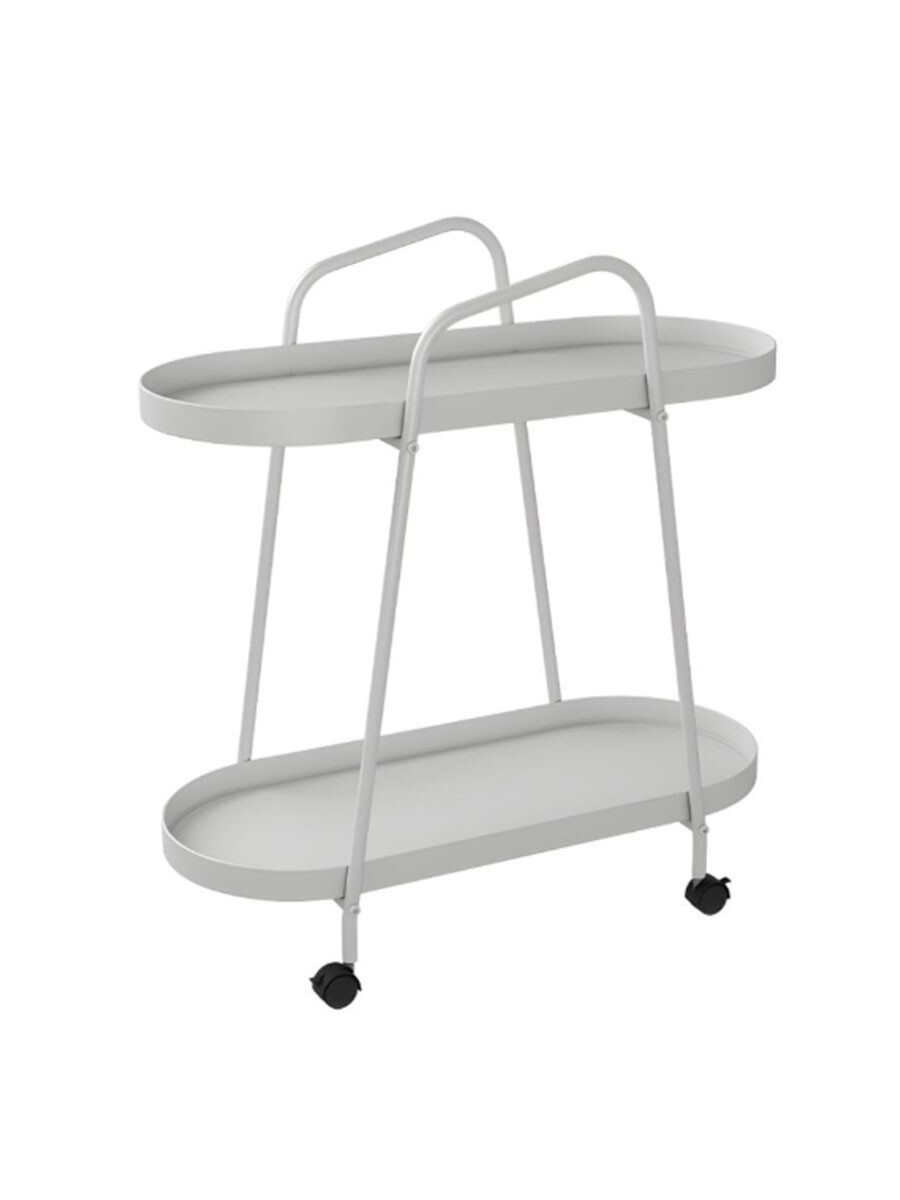 MESA AUXILIAR SINGAPUR CON RUEDAS - BLANCO (V) 