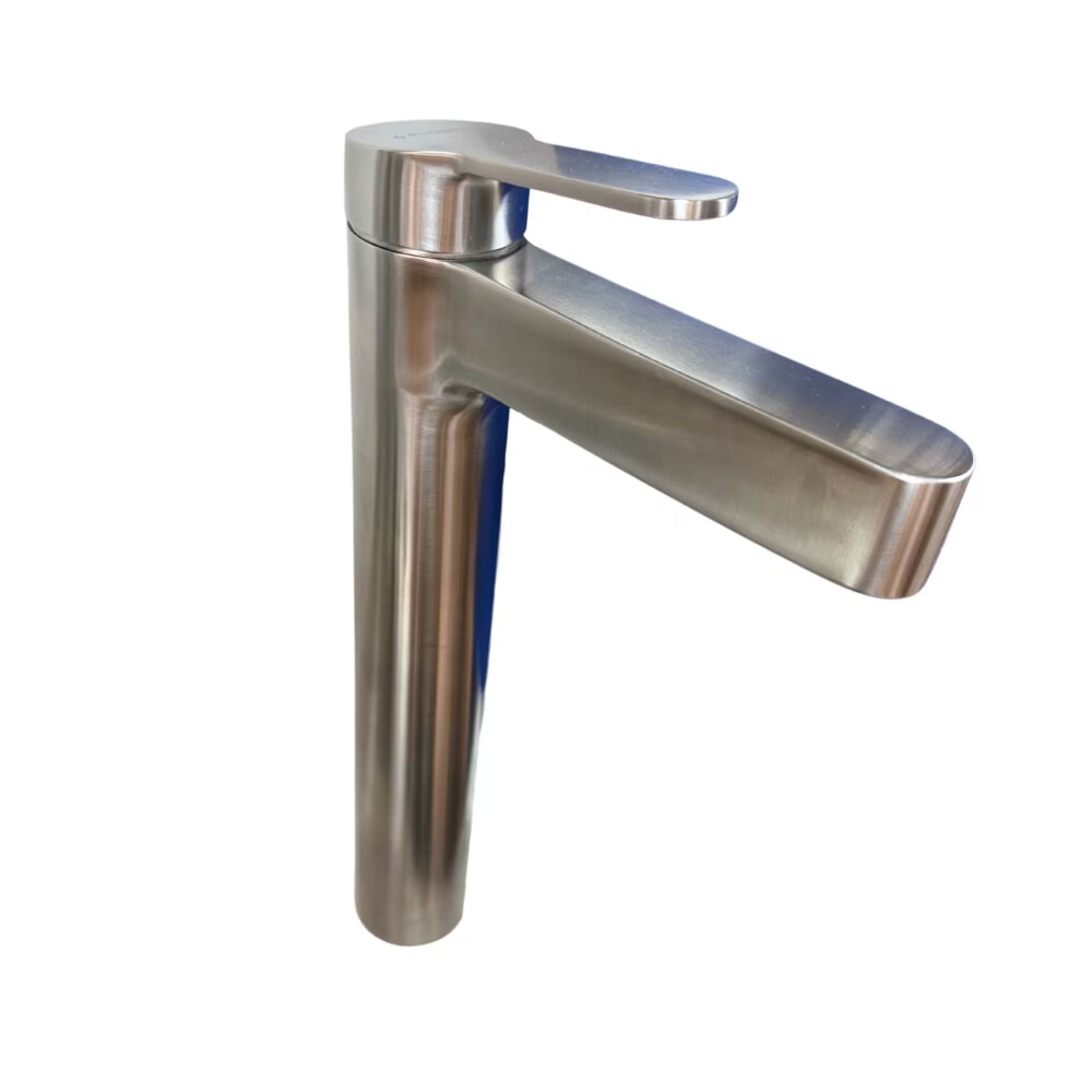 Grifería de lavatorio Monocomando alto de mesada Attic Gris Satinado Grifería De Lavatorio Monocomando Alto De Mesada Attic Gris Satinado