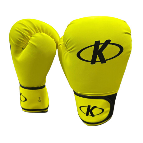 Guante de Boxeo Pro Knex 12 oz Amarillo Flúor AMARILLO