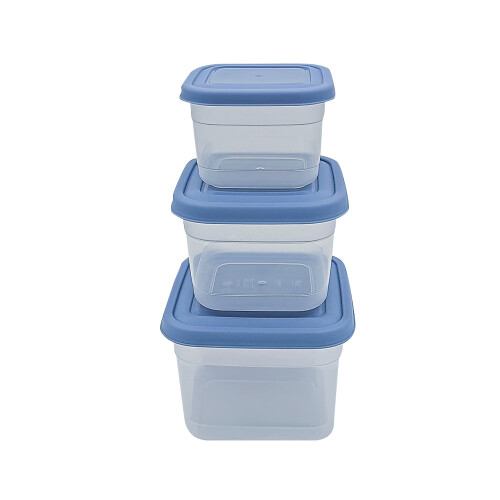 SET 3 RECIPIENTES 0,3/0,6/1,2 L CON TAPA CLASSY SURTIDO SET 3 RECIPIENTES 0,3/0,6/1,2 L CON TAPA CLASSY SURTIDO
