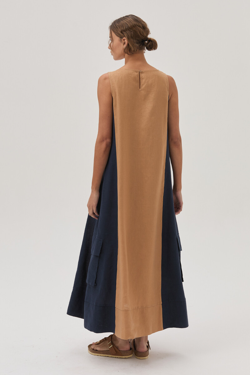 Vestido Safari Camel