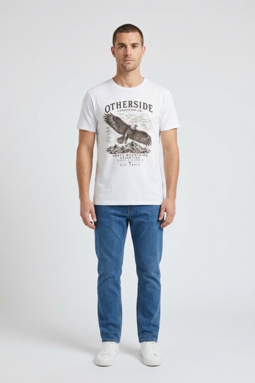 Camiseta estampada Águila BLANCO