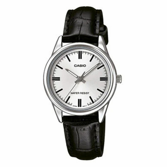 Reloj CASIO LTPV005L-7AUDF Cuero Negro Esfera 28mm 0