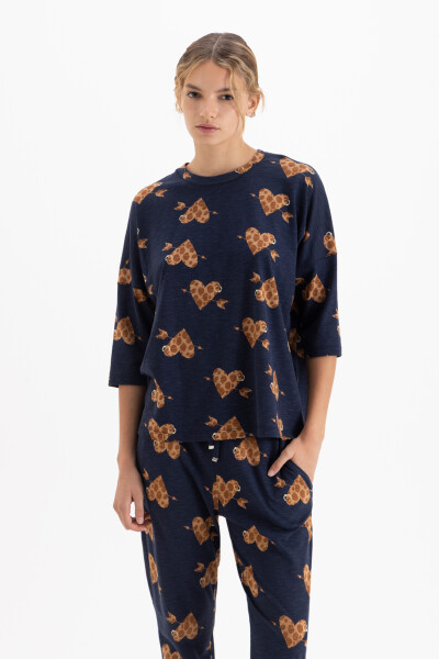 REMERA HONEY Azul Marino